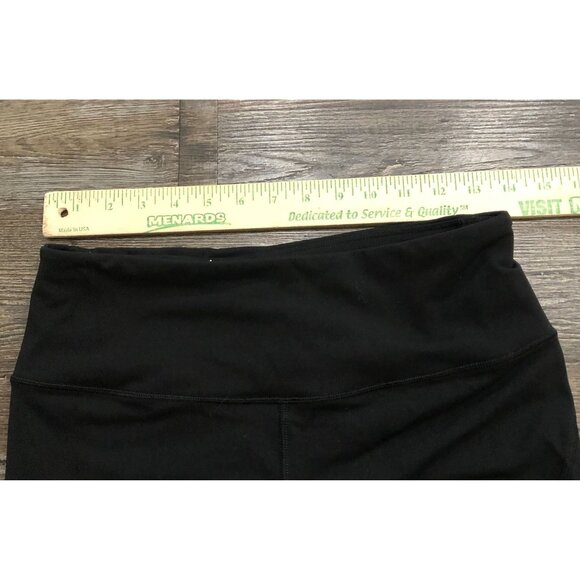 Victoria's Secret Sport Medium Black Athletic Sheer Leggings Work Out Yoga - Picture 4 of 5